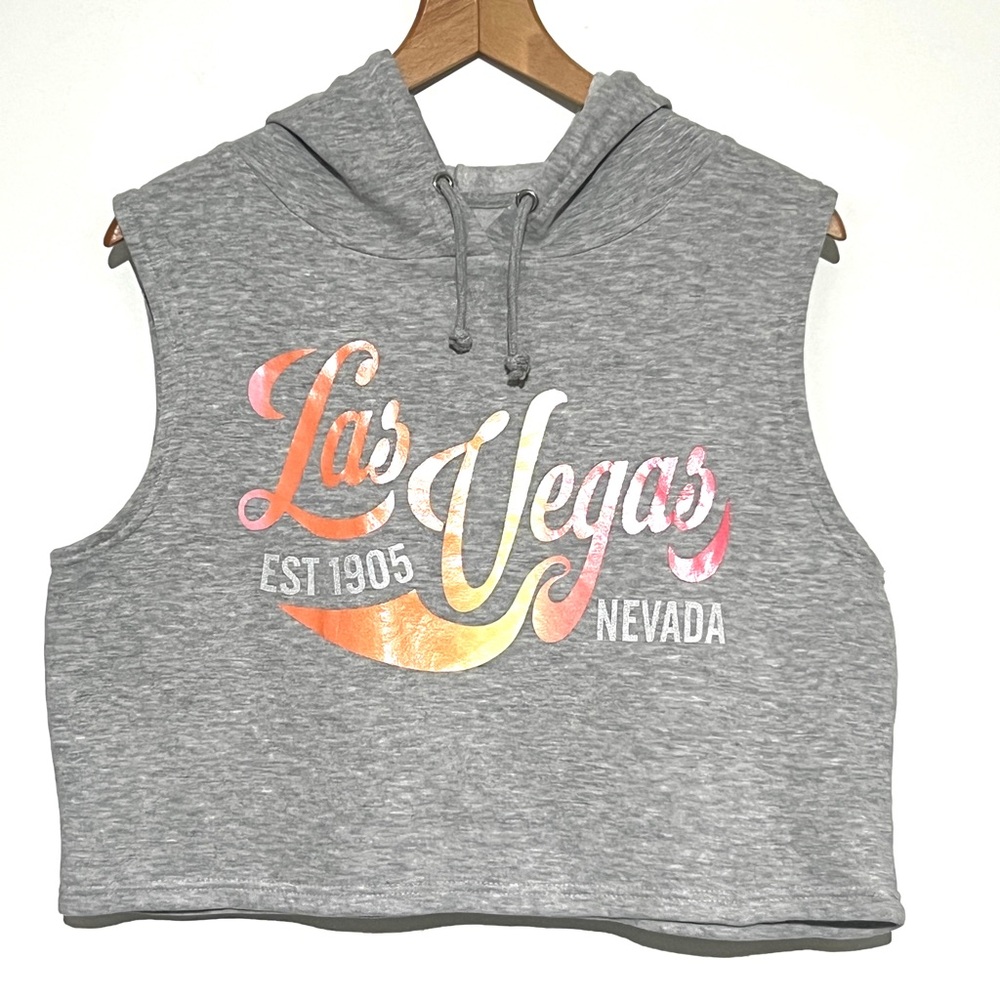 u.s. apparel Las Vegas Cropped Hooded Sweatshirt